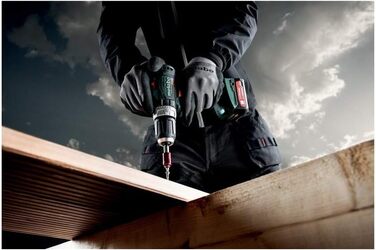 Акумуляторний ударний дриль-шуруповерт Metabo PowerMaxx SB 12 BL (601077500) пластиковий корпус 12V 2x2Ah Li-Ion SC 30, 12 В, чорн