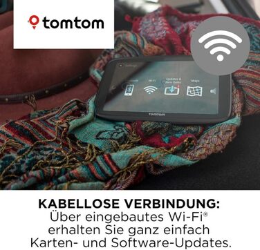 Навігаційний пристрій TomTom GO Essential з 5-дюймовим екраном, уникнення заторів завдяки TomTom Traffic, оновлення карт для Європи, оновлення через Wi-Fi (відновлений) 5-дюймовий відновлений