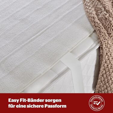 Підогріта підковдра Silentnight Comfort Control 140x150 см Підігріта ковдра з 3 режимами нагріву, надшвидкий нагрів, гумки, можна прати в пральній машині Підігрітий килимок для ліжка, нагрівальний килимок 140x150 см