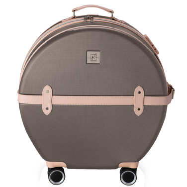 Валіза Semi Line 20' (S) Brown/Pink Cream (T5673-2)
