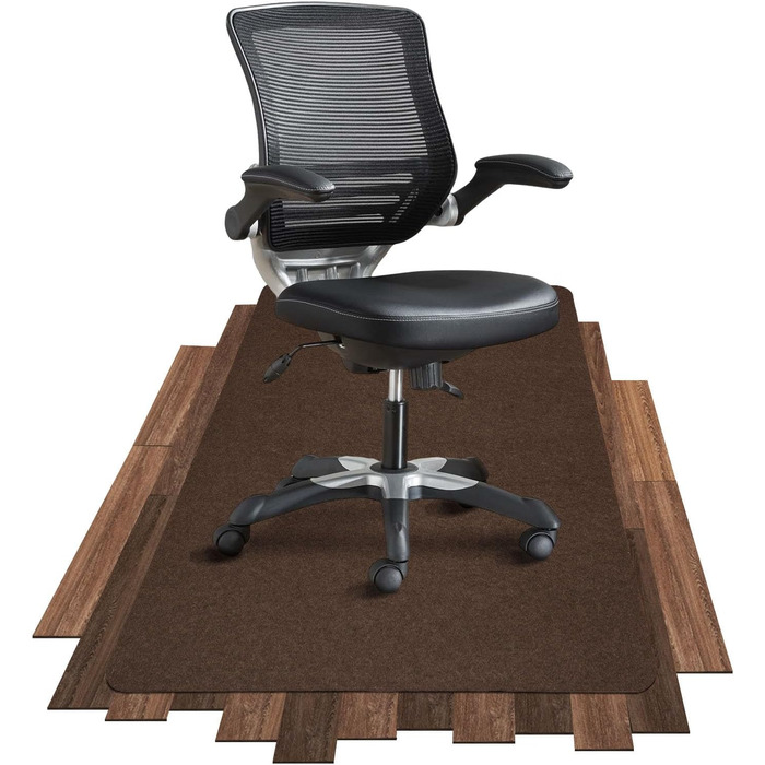 Захисний килимок для офісних стільців COSYLAND 90 120 см - Килимок для офісного стільця - Килимок для офісного стільця - Захисний килимок для підлоги - Килимок для офісних стільців - Килимок для офісного стільця (темно-коричневий)