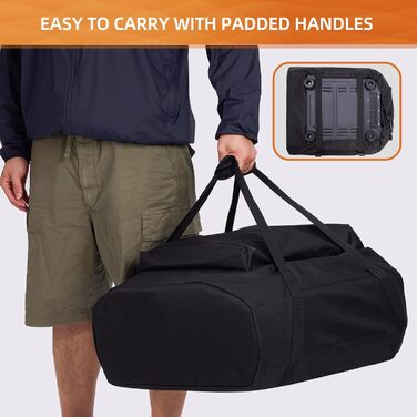 Сумка для перенесення Ooni Volt 12, водонепроникний чохол для печі для піци з кишенями для Ooni Volt, аксесуари для електричної пе