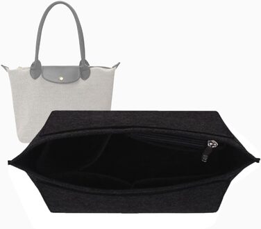 Вставка-органайзер для гаманця Longchamp Le Pliage 1028black-M для сумки-портфеля середнього чорного кольору