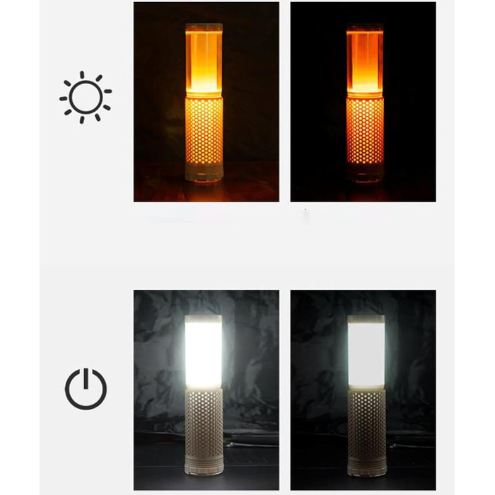 Портативний світлодіодний кемпінговий ліхтар з регульованою яскравістю світла для активного відпочинку, такого як пікніки, походи, риболовля, кемпінг та барбекю.