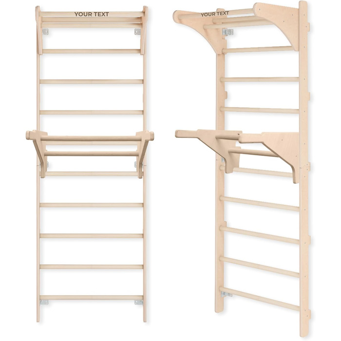 Настінні гімнастичні сходи MAMOI для дорослих з турніком та перекладиною, розширена тренувальна станція для домашніх тренувань, можливість налаштування