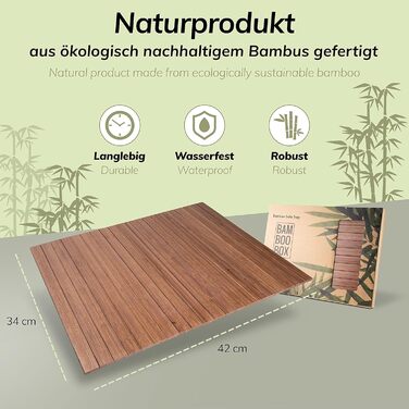 Бамбуковий піднос для дивана - Гнучкий піднос для дивана - Піднос для підлокітників - Дерев&39яний піднос для дивана - Коричневий/Темно-коричневий
