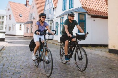 Велосипедні дзеркала ліве та праве - Велосипедні дзеркала для міста та відпочинку - Велосипедні дзеркала для електровелосипедів, складні, легкі та поворотні, чорні, ліве та праве, 2 -