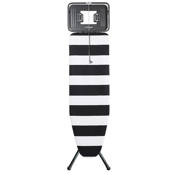 Дошка для прасування Rolser K-TRES Black Tube 120х38 см Lido-Blanco/Negro (K03016-2064)