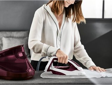 Парова прасувальна станція Tefal GV9810 Pro Express Vision Розумне світлодіодне підсвічування на прасці потужний тиск 8,3 бар 180
