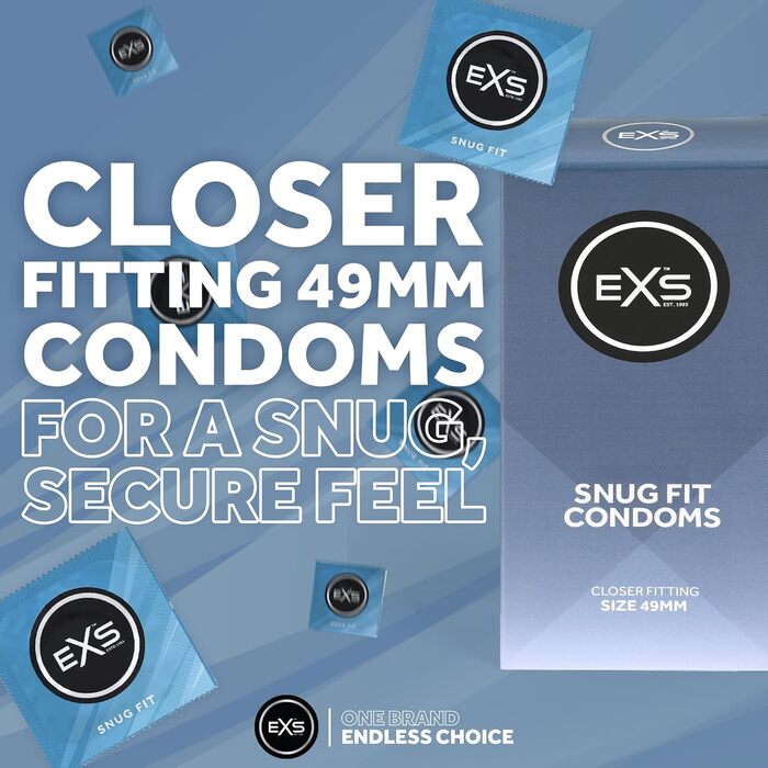 Презервативи щільного прилягання Натуральний латекс та щільніше прилягання Веганський Упаковка з 48 шт. (48 шт. в упаковці)