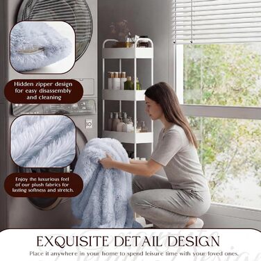 Клиноподібна подушка для спини з м&39якого плюшу Зручна опорна подушка для читання та відпочинку на ліжку, дивані чи кушетці Велика подушка для книги для підтримки спини, сіра, 60 см