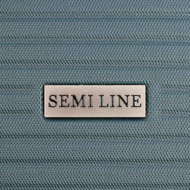 Валіза Semi Line 20' (S) Green-Grey (T5584-2)