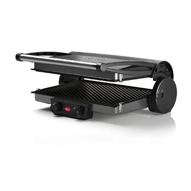 Електричний гриль Bosch 3-в-1 TCG4215 контактний гриль, регулятор температури, піддон для жиру, форма для запікання, знімні алюминієві панелі, 2000 Вт