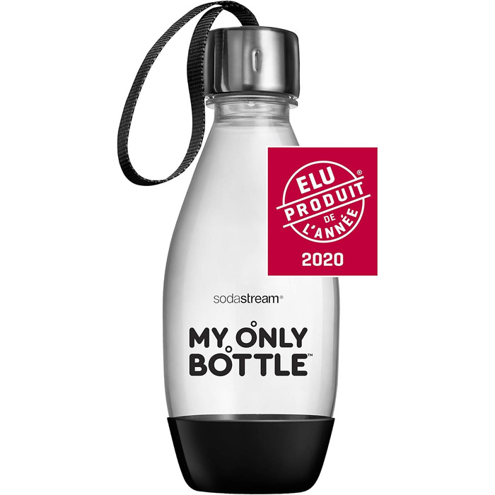 Пластикова пляшка My Only Botte 0,5 л, можна мити в посудомийній машині, чорна, 1 упаковка