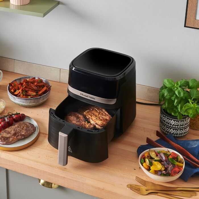 Аерофритюрниця Russell Hobbs Satisfry Rapid Air Fryer, 4,3 л, чорна