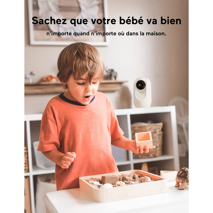 Монітор для дітей з 2 камерами 5 дюймів 1080P розділений екран Відео Монітор для дітей із вбудованим ширококутним обєктивом, з кам