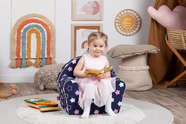 Дитячий сидіння - Зірковий блакитний рожевий, 74032 -