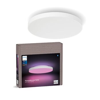 Стельовий світильник Philips Hue Datura Small, круглий, білий, діаметр 38,4 см