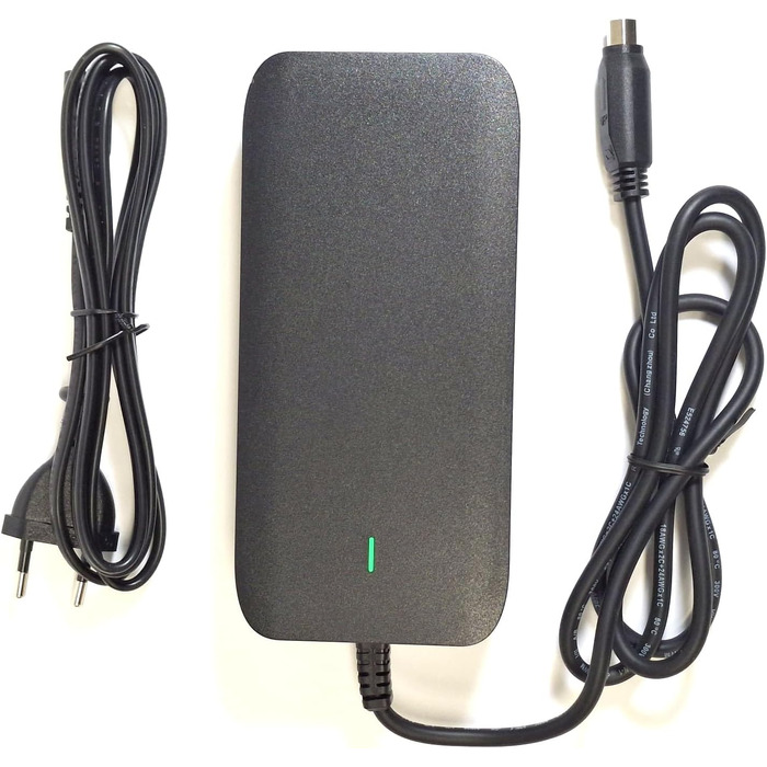 Зарядний пристрій Enerpower 54,6 В 2 А 110 Вт, 3-контактний трапецієподібний, для акумуляторів 48 В від Fischer Pedelecs Viator, Terra, Montis, Proline (з 2021 року випуску)