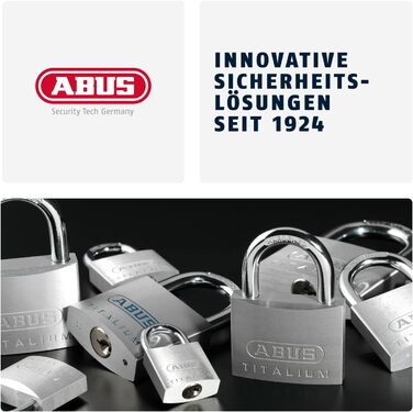 Замок навісний ABUS Granit 37/55 для зовнішнього використання з загартованої спеціальної сталі з циліндром Plus рівень безпеки 10, 55 мм