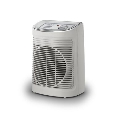 Теплова гармата Rowenta Instant Comfort Aqua, 2 режими нагріву, функція вентилятора, регулювання енергоспоживання, низький рівень шуму, світло-сіра, SO6510F2, 1200-2400 Вт