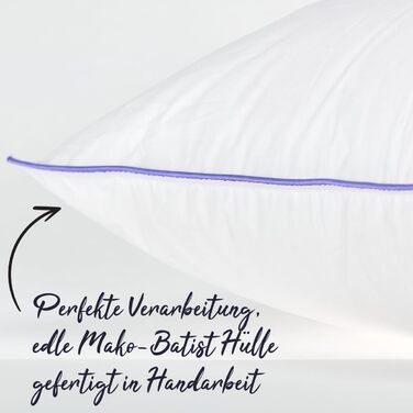Подушка 70x90 см - Nordic Down Pillow - Пухова та пір&39яна подушка для спокійного сну М&39яка підтримка Підходить для алергіків Комфорт підтримки М&39яка 70 x 90 см 1