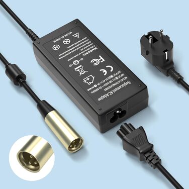 Зарядний пристрій XLP 29,4 В 24 В 2 А, 3-контактний, для преміальних електричних скутерів, інвалідних візків, Go-Go Elite Traveller, Jazzy Power Chair, Pride Mobility, ShopRider, Ezip D-rive Medical, Bladez, Elite Traveller