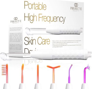 Високочастотний пристрій для обличчя високочастотна паличка для видалення прищів, зморшок, дрібних зморшок, терапевтичне лікування обличчя, портативний пристрій
