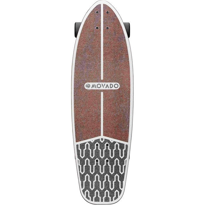 Серф-скейтборд Tropical Vintage Retro Cruiser лонгборд вінтажний ретро-круїзер тропічний ABEC-11 високошвидкісний унісекс повний комплект Deck 1 для карвінгу серфінгу по асфальту дерев'яна дека оригінал 2025