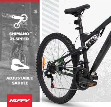 Гірський велосипед Huffy Marker 26&39 - Schwarz 21-Gang Shimano