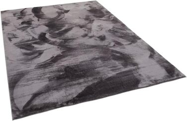 Пергам Розкішний супер м'який килим для вітальні зі штучного хутра Перламутровий однотонний колір круглий і квадратний 80 х 150 см