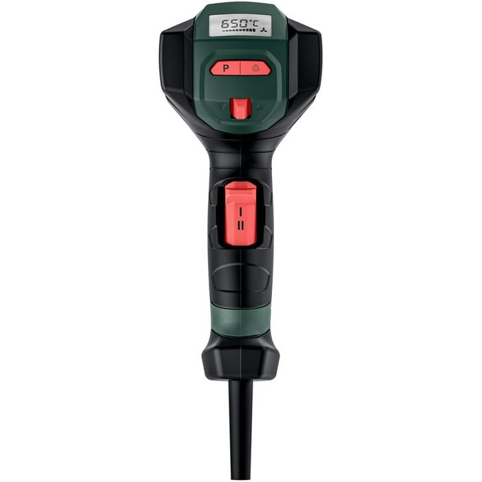 Повітродувка гарячого повітря Metabo HGE 23-650 LCD (603065500) metaBOX 145, об'єм повітря 150 / 500 л/хв, кількість ступенів об'є