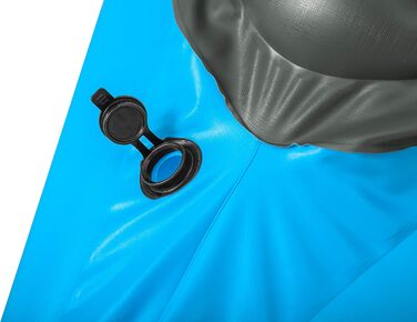 Надувний каяк на 1 особу з ручним насосом, веслом, сумкою для перенесення, синій, Single Cove Champion 2023