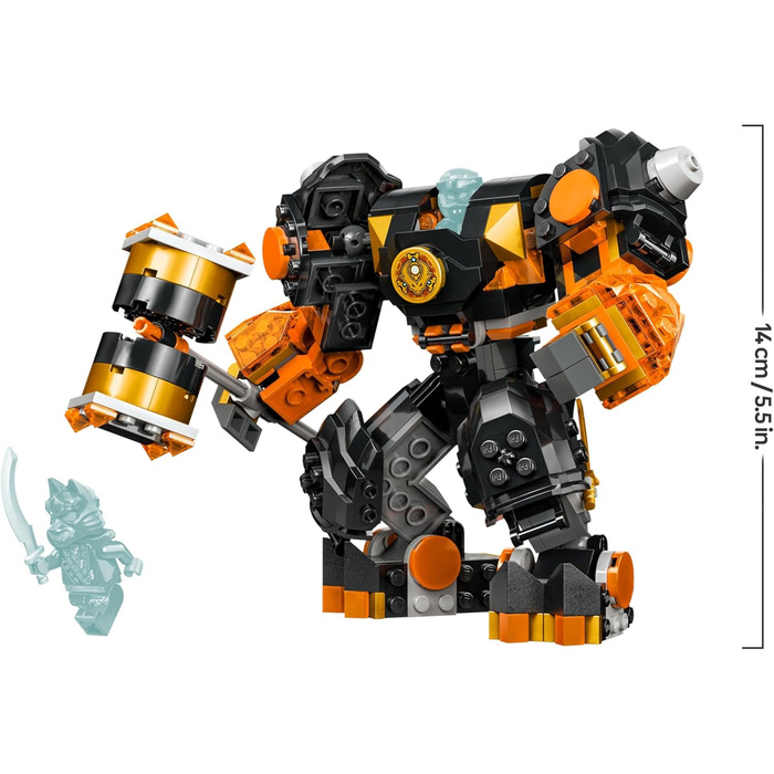 Конструктор LEGO Ninjago 71806, Земляний Мех Коула, 235 деталей