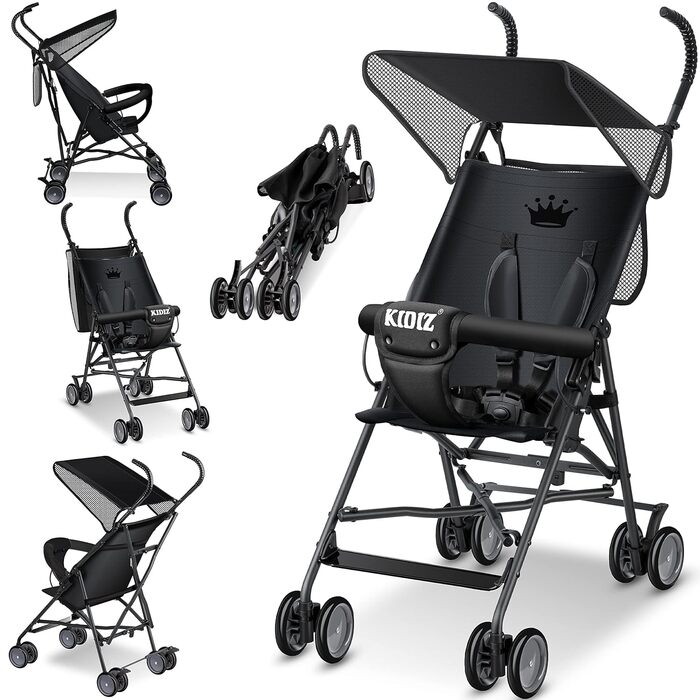 Коляска CITY Buggy Дитяча коляска-баггі складна Спортивна коляска Складається на 360 4-дюймові колеса В комплекті чохол від сонця