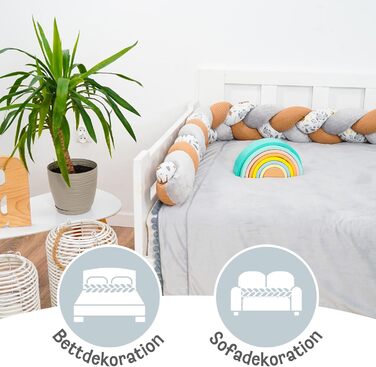 Дитяча м'яка подушка дитяча подушка прикраса 200 см - пухнаста декоративна подушка дитяча кімната дитяча подушка декоративна подуш