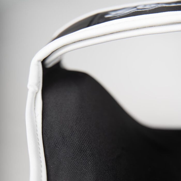 ВИДІВ ЗБРОЇ Щитки для гомілок Sak Yant Big Tiger, матово-чорні, для тренувань та змагань, високоякісна синтетична шкіра, ідеальна амортизація та міцні шви, муай-тай, K1, MMA, карате та кікбоксинг, 8