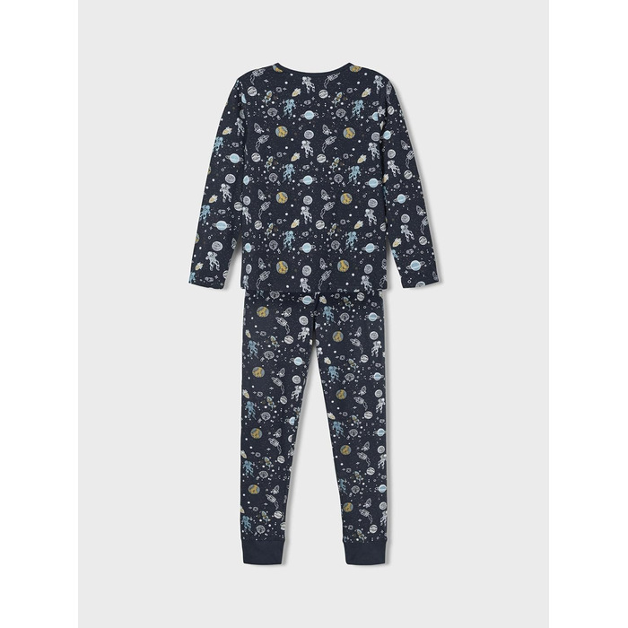 Комплект піжам для хлопчика NAME IT, принт 134-140, темно-сапфіровий