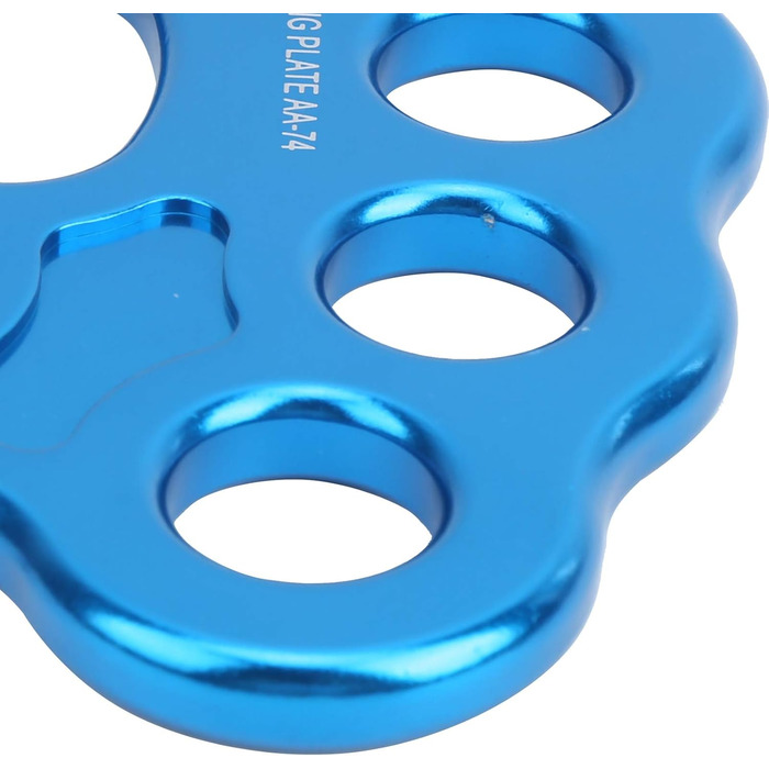 Такелажна пластина VGEBY 45KN з 8 отворами з алюмінієвого сплаву, багатошаровий анкерний з&39єднувач з роздільним перегородкою для скелелазіння та активного відпочинку на свіжому повітрі