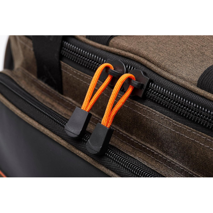 Сумка Savage Gear System Travel Bag - міцна сумка для рибалок, водонепроникна сумка для спорядження з кількома відділеннями, для використання на човні, березі та на природі, розмір M, коричневий