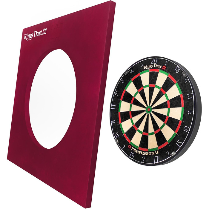Набір дротиків Kings Dart, повний комплект (турнірна мішень та захист)