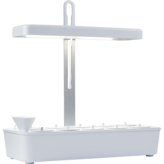 Гідропонна світлодіодна система вирощування рослин Лампа для рослин Світло для рослин Травяний сад Внутрішня садова лампа для вирощування 22 Вт 1350 люмен 10 саджанців Таймер з регулюванням висоти