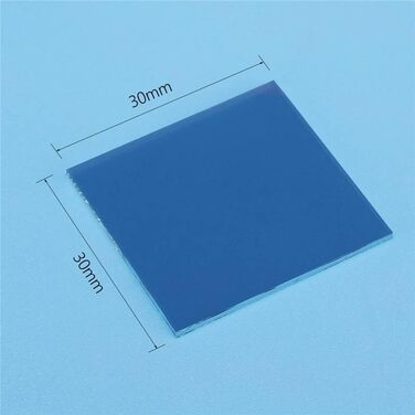Стандартна оптична лазерна лінза 30 * 30 * 1,1 мм 50R / 50T для інструментів аналізу лазерного спектру