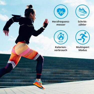 Інтегрований GPS, фітнес-трекер, пульсометр, крокомір, відстеження сну, кольоровий дисплей, будильник, захист від пилу та води), 4000 (