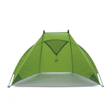 Легкий пляжний намет для активного відпочинку Helios Air 850 - пляжний намет із захистом від сонця UV 80, невеликий розмір для подорожей, сонцезахисний намет з алюмінієвими стійками (зелений)