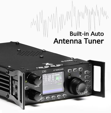 ВЧ трансивер Короткохвильовий трансивер 20 Вт SSB/CW/AM/FM SDR структура з інтегрованим автоматичним антенним тюнером, 90