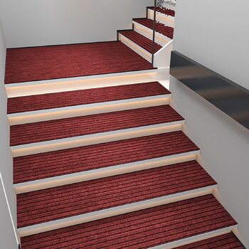 Протиковзкі килимки для сходів, що миються, для використання всередині та зовні приміщень, водонепроникні гумові килимки для сходів, протиковзкі накладки на килимки для сходів (4 шт.), протиковзкий килимок для дітей, людей похилого віку та собак (колір че