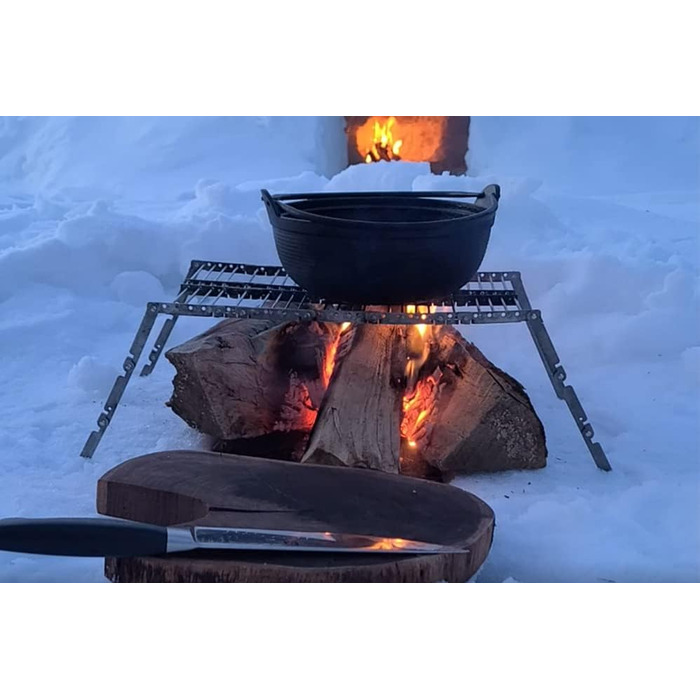 Кемпінговий гриль Bitty Big Q з нержавіючої сталі 316, ультракомпактний, портативний, легкий