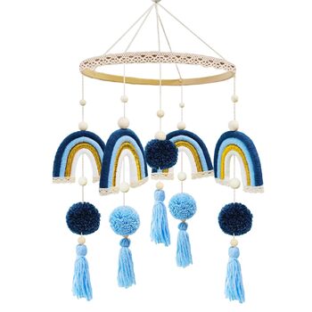 Мобіль на ліжечко  Trayosin «Місяць» з фетровими елементами