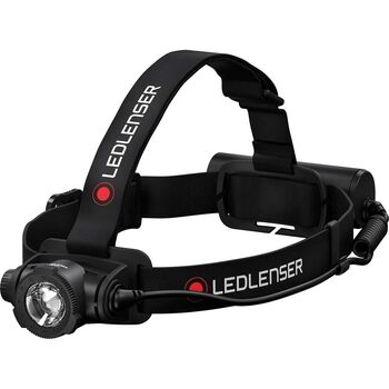 Налобний ліхтар Ledlenser H7R Core LED, 1000 люмен, перезаряджається від літієвої батареї, водонепроникний IP67, фокусується, плавно регулюється яскравість, постійне світло, дальність променя 250 м, магнітний зарядний кабель USB, один налобний ліхтар